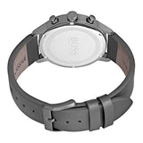 Buy Shop Hugo Boss Architectural Grey Dial Grey Leather Strap Watch for Men - 1513570 USA Online