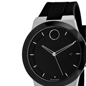 Buy Shop Movado Bold Fusion Black Dial Black Silicone Strap Watch for Men - 3600624 USA Online