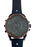 Buy Shop Diesel Mr Daddy 2.0 Chronograph Black Dial Black Steel Strap Watch For Men - DZ7400 USA Online