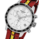 Buy Shop Tissot Quickster Chronograph NBA Miami Heat Edition White Dial Two Tone NATO Strap Watch for Men - T095.417.17.037.08 USA Online