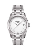 Buy Shop Tissot T Trend Couturier White Dial Silver Steel Strap Watch For Women - T035.210.11.011.00 USA Online