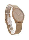 Buy Shop Calvin Klein Minimal Quartz Pink Gold Dial Pink Gold Mesh Bracelet Watch for Men - K3M11TFK USA Online