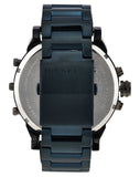 Buy Shop Diesel Daddy 2.0 Chronograph Grey Dial Blue Steel Strap Watch For Men - DZ7414 USA Online