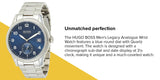 Buy Shop Hugo Boss Legacy Blue Dial Silver Steel Strap Watch for Men - 1513707 USA Online