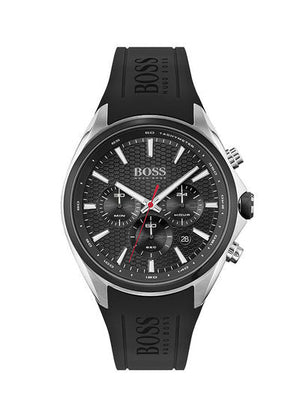 Buy Shop Hugo Boss Distinct Black Dial Black Rubber Strap Watch for Men - 1513855 USA Online
