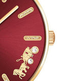Buy Shop Coach Perry Red Dial Red Leather Strap Watch for Women - 14503852 USA Online