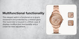 Buy Shop Fossil Stella Sport Multifunction Rose Gold Dial Rose Gold Steel Strap Watch for Women - ES5106 USA Online