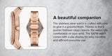 Buy Shop Fossil Stella Sport Multifunction Rose Gold Dial Rose Gold Steel Strap Watch for Women - ES5106 USA Online