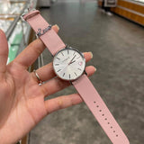 Buy Shop Coach Perry Silver Dial Pink Leather Strap Watch for Women - 14503516 USA Online