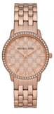 Buy Shop Michael Kors Argyle Quartz Rose Gold Dial Rose Gold Steel Strap Watch For Women - MK3156 USA Online