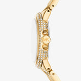 Buy Shop Michael Kors Camile Analog White Dial Gold Steel Strap Watch for Women - MK4801 USA Online