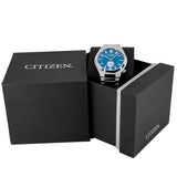 Citizen Tsuyosa Automatic Blue Dial Silver Steel Strap Watch For Men - NK5010-51L