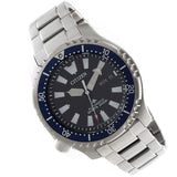 Citizen Promaster Fugu Limited Edition Diver's 200m Automatic Black Dial Silver Steel Strap Watch For Men - NY0098-84E