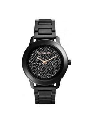 Buy Shop Michael Kors Kinley Silver Dial Black Steel Strap Watch for Women - MK5999 USA Online