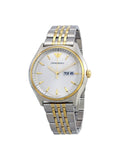 Buy Shop Emporio Armani Cream Dial Two Tone Steel Strap Watch For Men - AR11034 USA Online