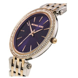 Buy Shop Michael Kors Darci Purple Dial Two Tone Steel Strap Watch for Women - MK3353 USA Online