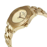 Buy Shop Marc Jacobs Blade Gold Dial Gold Steel Strap Watch for Women - MBM3126 USA Online