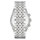 Emporio Armani Sportivo Chronograph Silver Dial Silver Steel Strap Watch For Men - AR6073