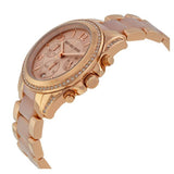 Buy Shop Michael Kors Blair Chronograph Rose Gold Dial Two Tone Steel Strap Watch for Women - MK5943 USA Online