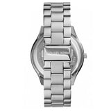 Buy Shop Michael Kors Slim Runway Quartz Pink Dial Silver Steel Strap Watch For Women - MK3380 USA Online