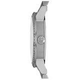 Burberry The City Diamonds Silver Dial Silver Steel Strap Watch for Women - BU9220