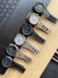 Buy Shop Fossil Everett Chronograph Black Dial Black Steel Strap Watch for Men - FS5797 USA Online