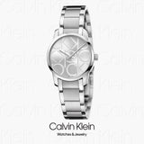Buy Shop Calvin Klein City Silver Dial Silver Steel Strap Watch for Women - K2G23142 USA Online