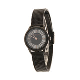 Buy Shop Calvin Klein Minimal Diamonds Black Dial Black Mesh Bracelet Watch for Women - K3M2342R USA Online