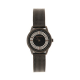Buy Shop Calvin Klein Minimal Diamonds Black Dial Black Mesh Bracelet Watch for Women - K3M2342R USA Online