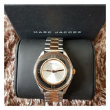 Buy Shop Marc Jacobs Tether Transparent White Dial Two Tone Steel Strap Watch for Women - MBM3436 USA Online