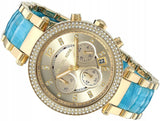 Buy Shop Michael Kors Parker Gold Dial Two Tone Steel Strap Watch for Women - MK6364 USA Online