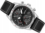 Buy Shop Hugo Boss Aero Chronograph Black Dial Black Leather Strap Watch for Men - 1513770 USA Online