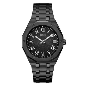 Buy Shop Guess Asset Quartz Black Dial Black Steel Strap Watch For Men - GW0575G3 USA Online