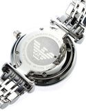 Buy Shop Emporio Armani Classic Gianni T Bar Crystals Pink Dial Silver Steel Strap Watch For Women - AR1781 USA Online