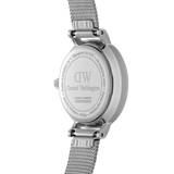 Buy Shop Daniel Wellington Classic Petite Sterling White Dial Silver Mesh Bracelet Watch for Women - DW00100442 USA Online