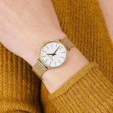Buy Shop Michael Kors Pyper Quartz Mother of Pearl White Dial Gold Mesh Bracelet Watch For Women - MK4619 USA Online