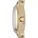 Buy Shop Marc Jacobs Henry Dinky Red Dial Gold Steel Strap Watch for Women - MBM3202 USA Online