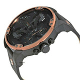 Buy Shop Diesel Mr Daddy 2.0 Chronograph Black Dial Black Steel Strap Watch For Men - DZ7400 USA Online