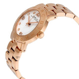 Buy Shop Marc Jacobs Amy White Dial Rose Gold Steel Strap Watch for Women - MBM3077 USA Online
