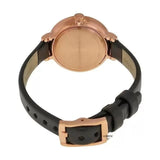 Buy Shop Marc Jacobs Sally White Dial Black Leather Strap Watch for Women - MBM1352 USA Online