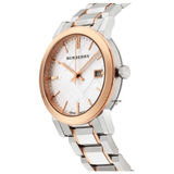 Buy Shop Burberry The City White Dial Two Tone Steel Strap Watch for Women - BU9006 USA Online