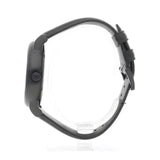 Buy Shop Emporio Armani Luigi Automatic Skeleton Black Dial Black Leather Strap Watch For Men - AR60012 USA Online