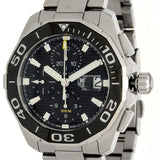Buy Shop Tag Heuer Aquaracer Calibre 16 Day-Date Black Dial Silver Steel Strap Watch for Men - CAY211A.BA0927 USA Online