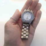 Buy Shop Marc Jacobs Henry Transparent Silver Dial Silver Steel Strap Watch for Women - MBM3337 USA Online