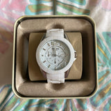 Buy Shop Fossil Ceramic White Dial White Ceramic Strap Watch for Women - CE1002 USA Online