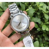 Buy Shop Michael Kors Bradshaw Quartz Silver Dial Silver Steel Strap Watch For Women - MK6554 USA Online