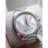 Buy Shop Michael Kors Bradshaw Quartz Silver Dial Silver Steel Strap Watch For Women - MK6554 USA Online