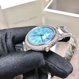 Buy Shop Michael Kors Taryn Quartz Blue Dial Blue Steel Strap Watch For Women - MK6563 USA Online