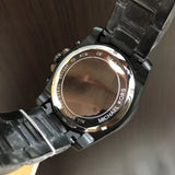 Buy Shop Michael Kors Brecken Chronograph Black Dial Black Steel Strap Watch For Men - MK8482 USA Online