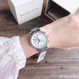 Buy Shop Michael Kors Sofie Chronograph Quartz White Dial Two Tone Steel Strap Watch For Women - MK6558 USA Online